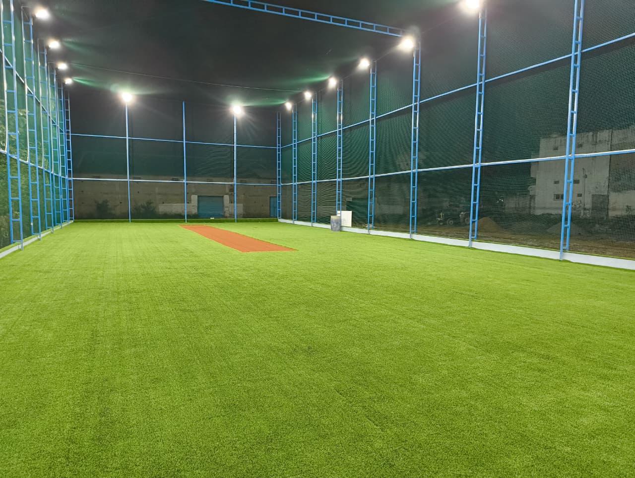 Cricket Practice Nets installation